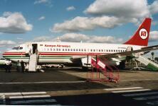 Boing 737 der Kenya Airways